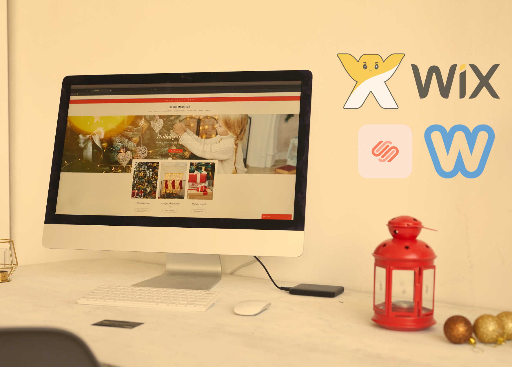 Wix, Squarespace & weebly, easy way to create a website