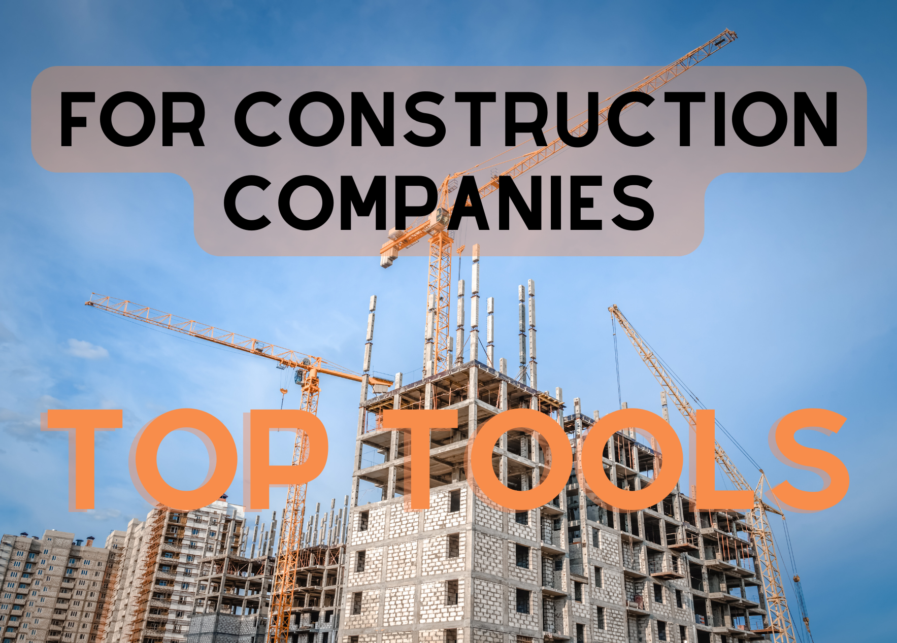 If you run a construction company, you might need some of these amazing tools to help your business.
